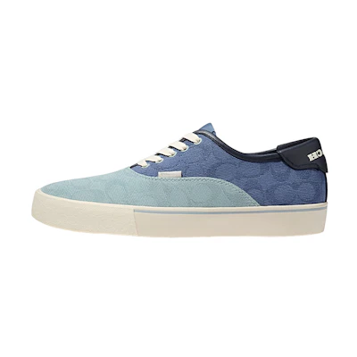 Coach Canvas Signature Jacquard Lace-Up 'Blue Fashion'