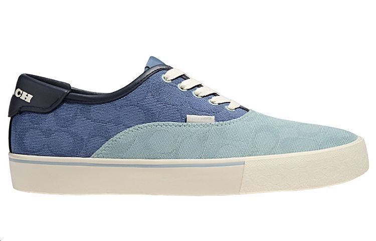 Coach Canvas Signature Jacquard Lace-Up 'Blue Fashion' 圖 2