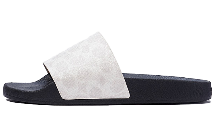 Coach Canvas Slipper 'White'