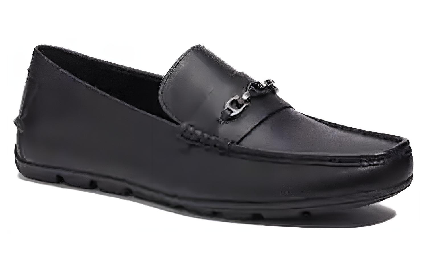 Lookbook 蔻驰黑色休闲舒适乐福鞋 CI326-BLK