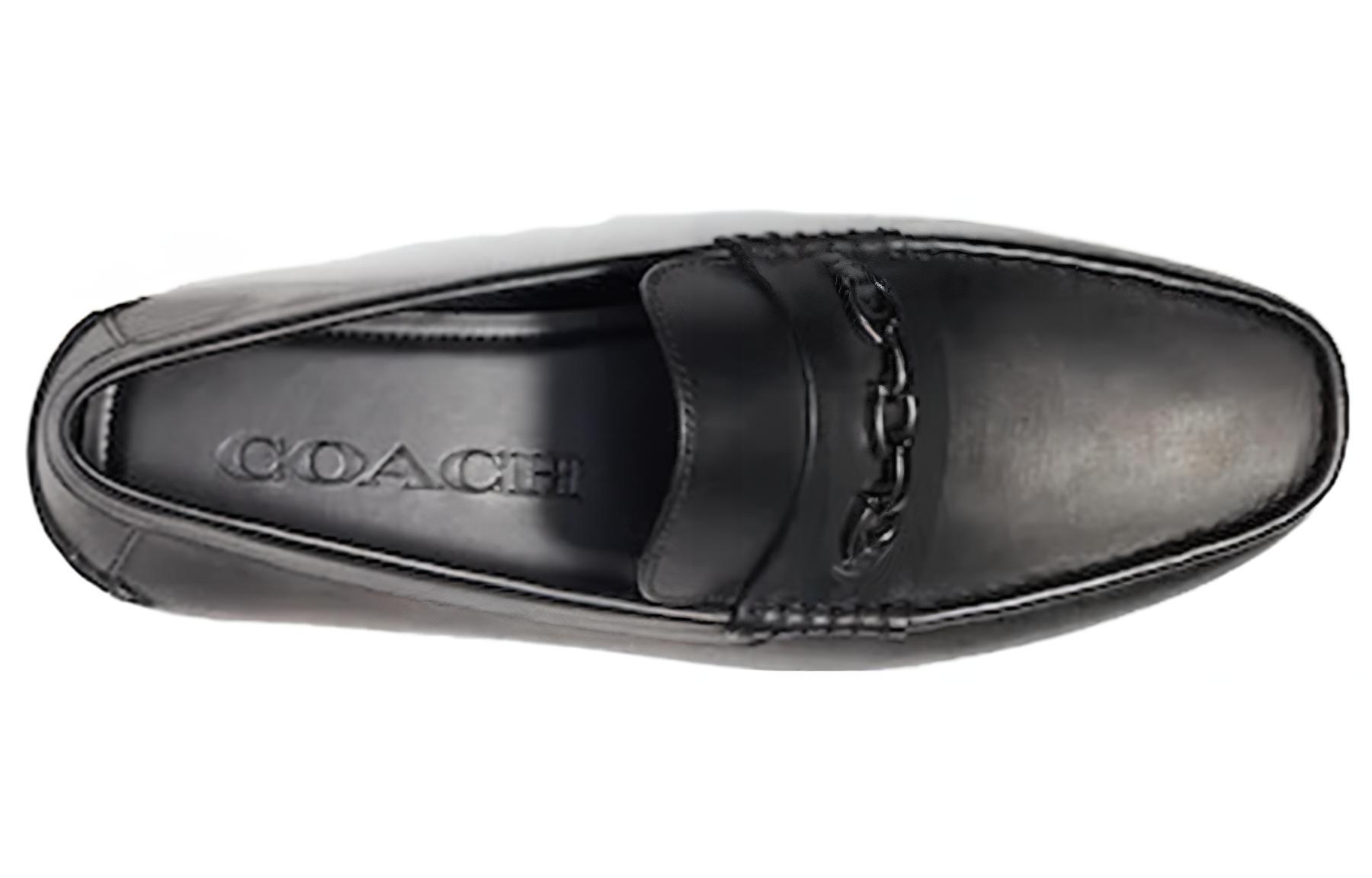 Purchase 蔻驰黑色休闲舒适乐福鞋 CI326-BLK