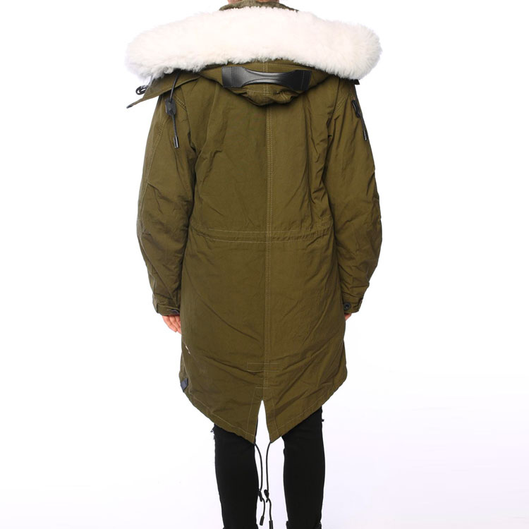 COACH Casual Solid Parka Jacket Military Green. 87568-M9L 圖 5