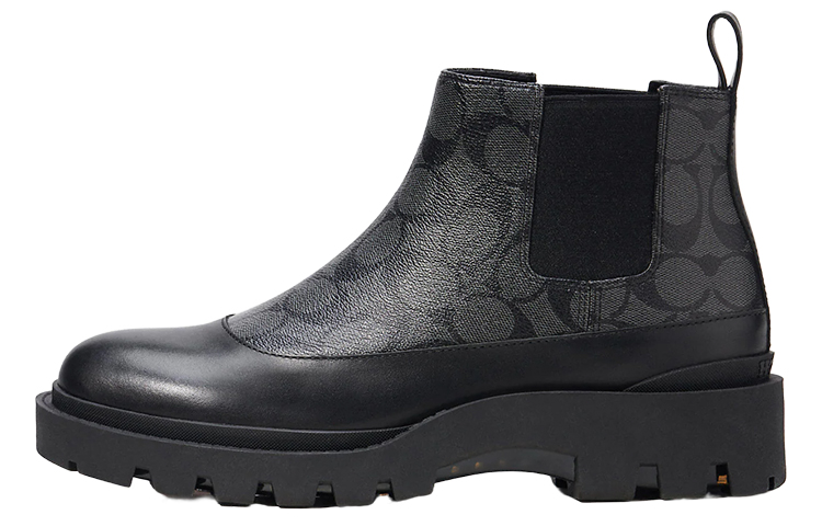 Buy Coach CitySole Kanvas 'Tanda Berlapis' Slip-On Chelsea Boot 'Hitam' CN346_BLK