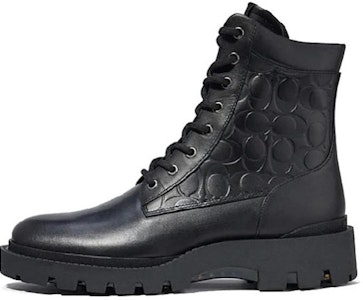 COACH蔻馳 CitySole 皮革 系帶簡約 短靴 男款 黑色 Buy COACH蔻馳 CitySole 皮革 系帶簡約 短靴 男款 黑色