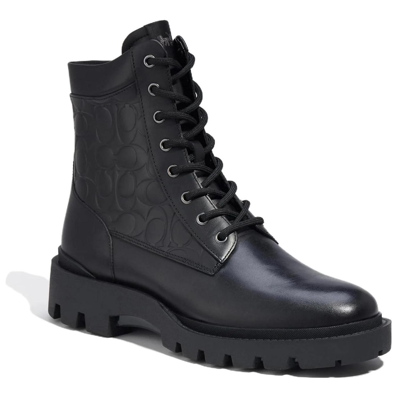 Shop コーチ シティソール コート (ブラックレザー) CC748_BLK