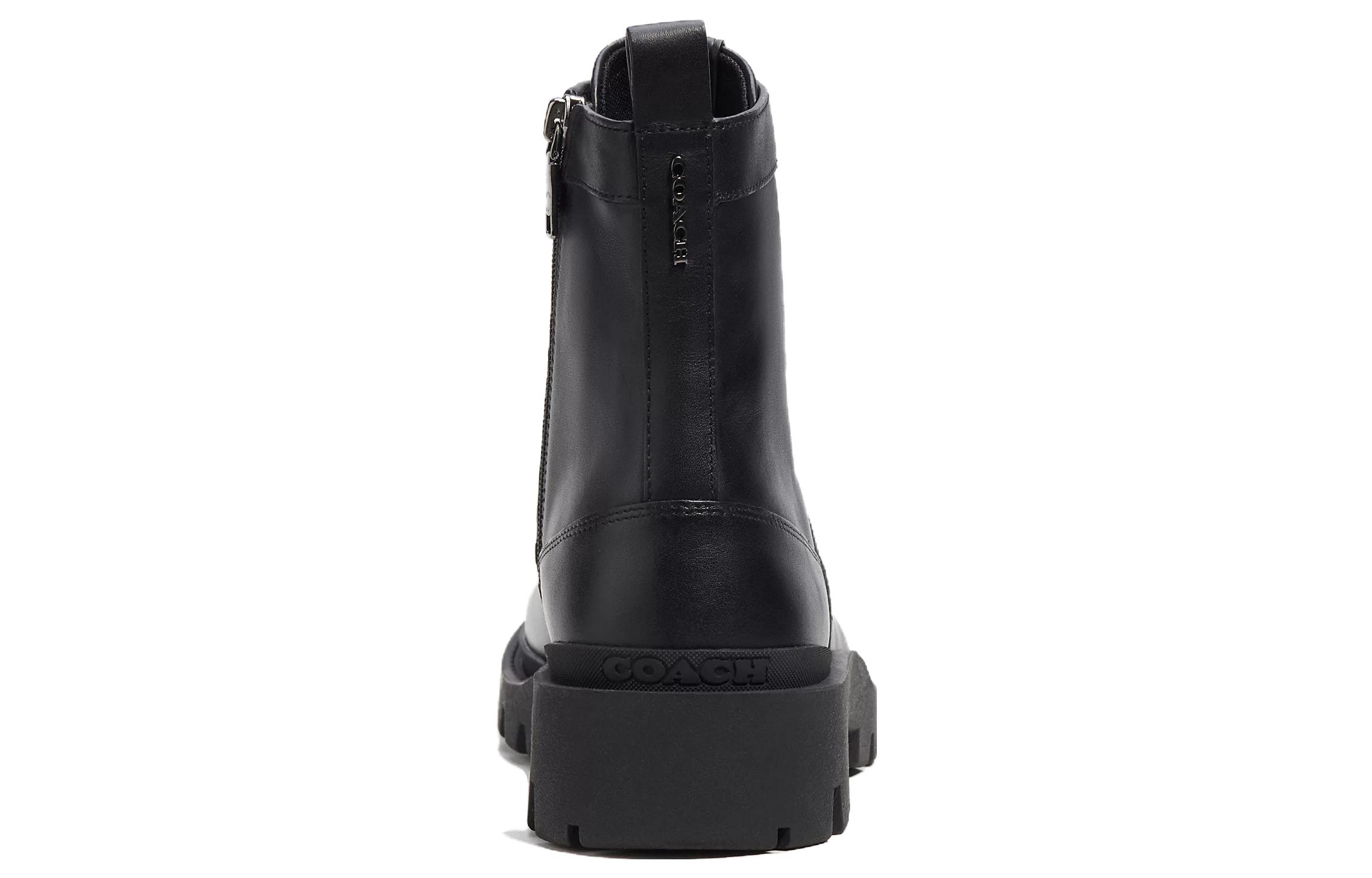 Shop Coach CitySole Court Sneaker ''Schwarzes Leder'' CO258_BLK