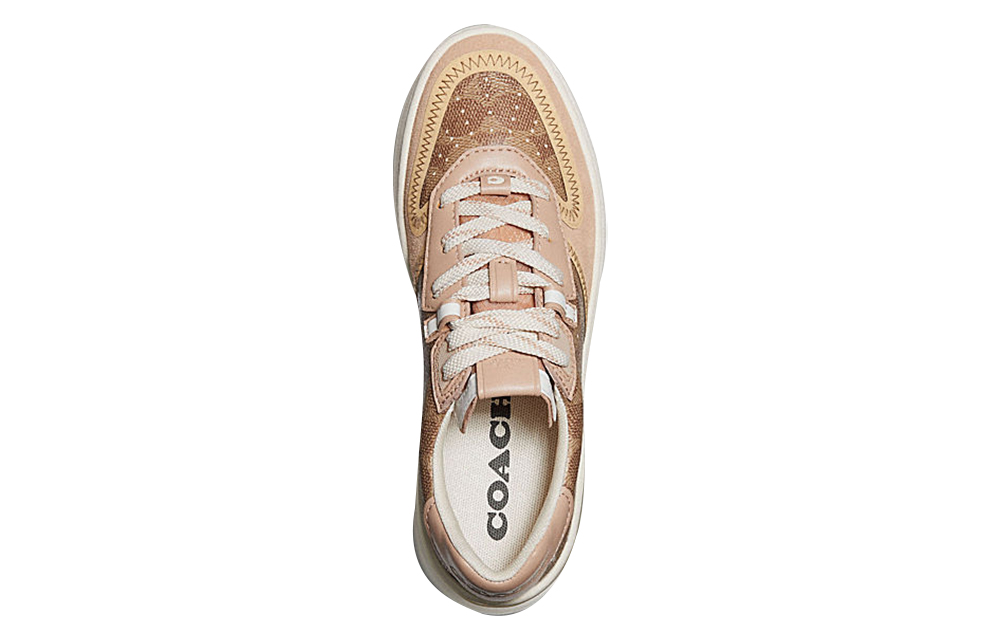 Lookbook Coach Citysole Court Sneaker 'Khaki' Kasut Sukan OY7