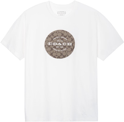 コーチ クラシック ロゴプリント ラウンドネックTシャツ ホワイト - ティー C9140-WHT Buy コーチ クラシック ロゴプリント ラウンドネックTシャツ ホワイト - ティー C9140-WHT