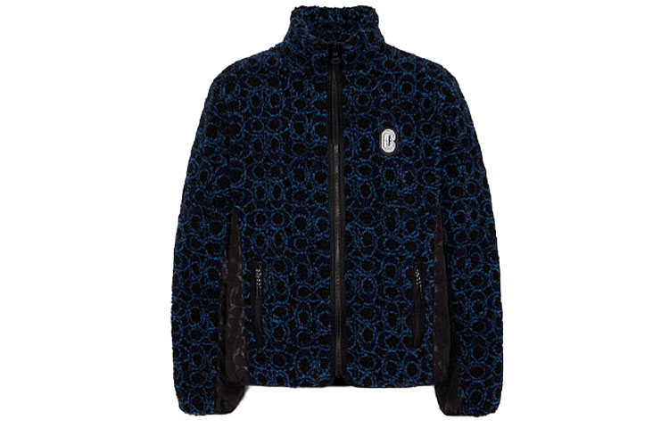 COACH Classic Logo Sherpa Full-Zip Fleece Jacket Blue. C5202-BFH 圖 2
