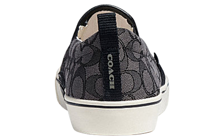 Purchase コーチ シグネチャー スリッポン 黒灰 CA909_CQ