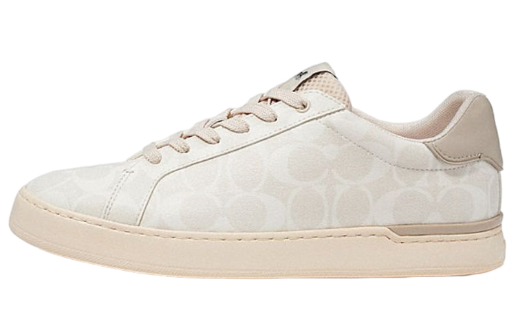 Coach Clip Canvas Signature Coated 'Chalk' G4949_CHK