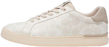 Coach Clip Canvas Signature Coated 'Chalk' G4949_CHK Coach Clip Canvas Signature Coated 'Chalk' G4949_CHK