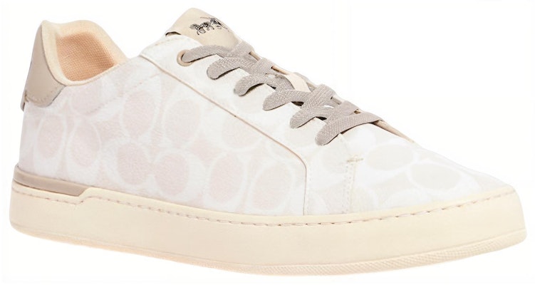 Coach Clip Canvas Signature Coated 'Chalk' G4949_CHK Lookbook Coach Clip Canvas Signature Coated 'Chalk' G4949_CHK