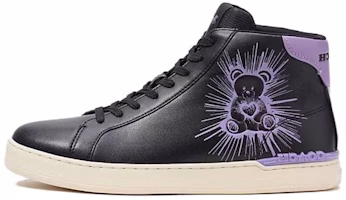 Coach Clip Leather High-Top 'Black Comfort Casual' CL346_W2A Coach Clip Leather High-Top 'Black Comfort Casual' CL346_W2A