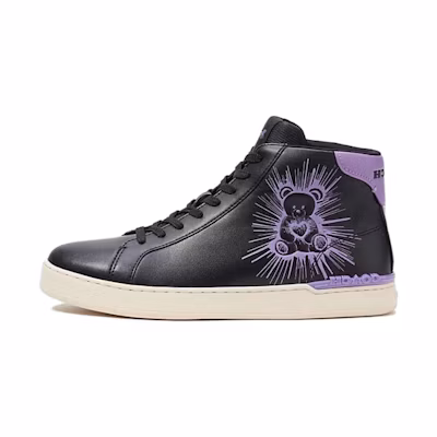 Coach Clip Leather High-Top 'Black CMFT Casual'