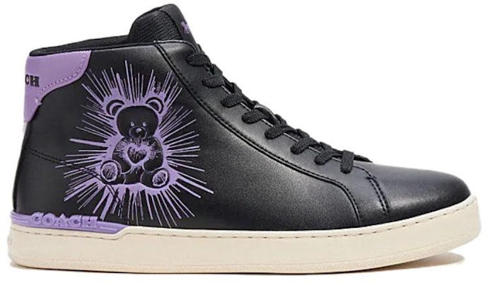 Coach Clip Leather High-Top 'Black Comfort Casual' CL346_W2A Order Coach Clip Leather High-Top 'Black Comfort Casual' CL346_W2A