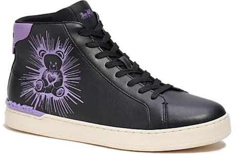 코치 클립 가죽 하이탑 "블랙" (편안한 캐주얼) CL346_W2A Lookbook 코치 클립 가죽 하이탑 "블랙" (편안한 캐주얼) CL346_W2A