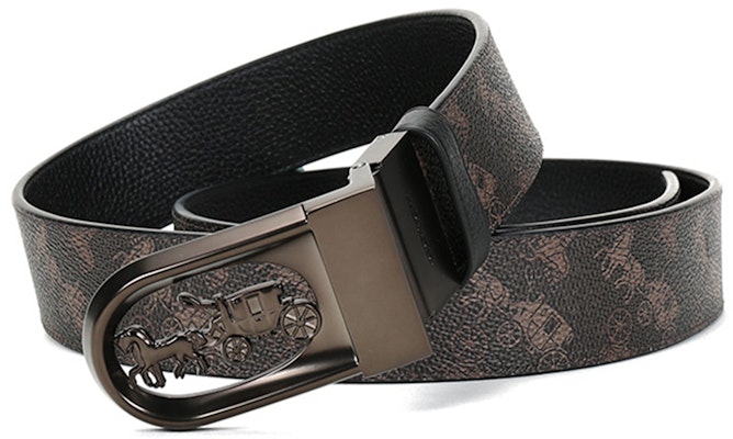 Sabuk Kulit COACH Coated Canvas dengan Gesper Logo Carriage 3.6cm 4921-A7U Purchase Sabuk Kulit COACH Coated Canvas dengan Gesper Logo Carriage 3.6cm 4921-A7U