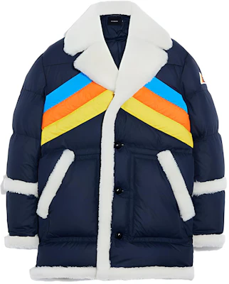 COACH Jaket Puffer Warna Blok Biru Navy C7630-NAY Buy COACH Jaket Puffer Warna Blok Biru Navy C7630-NAY