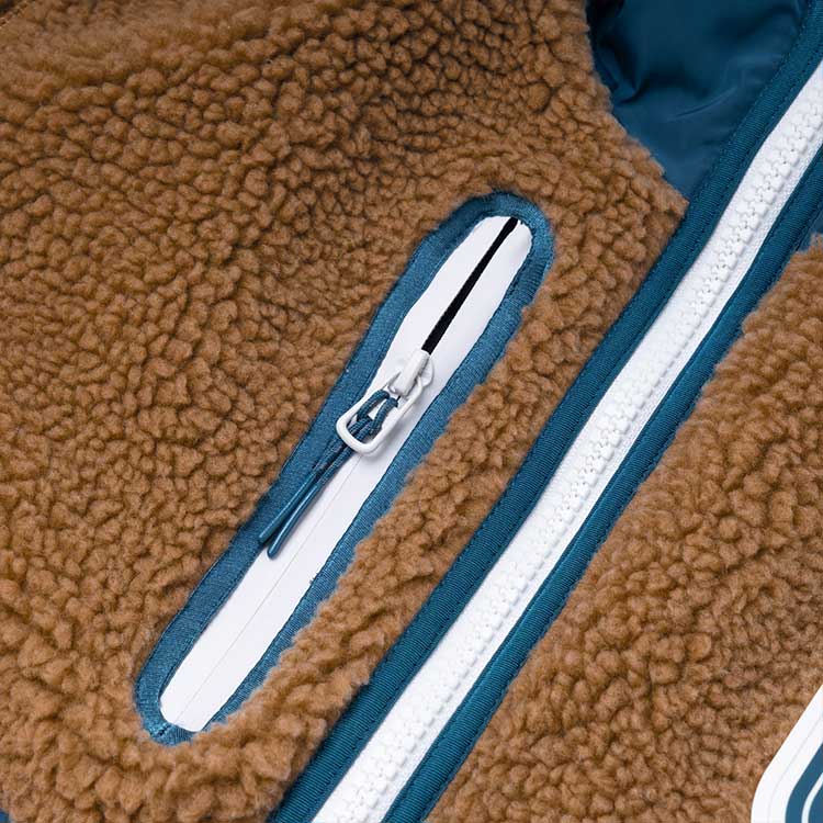 COACH Colorblock Half-Zip Hoodie  Blue Yellow 6601-PDT 圖 6