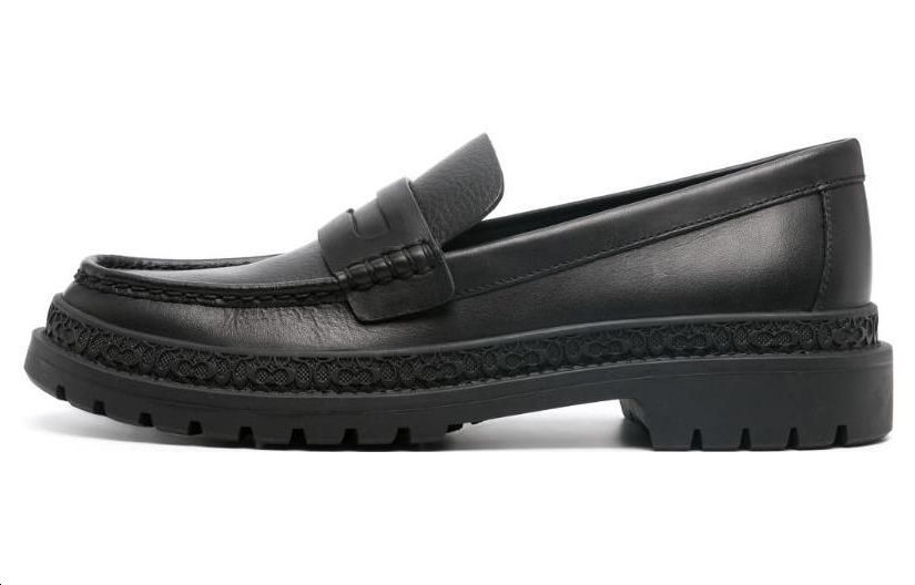 Buy コーチ 快適おしゃれローファー (黒) CN343_BLK