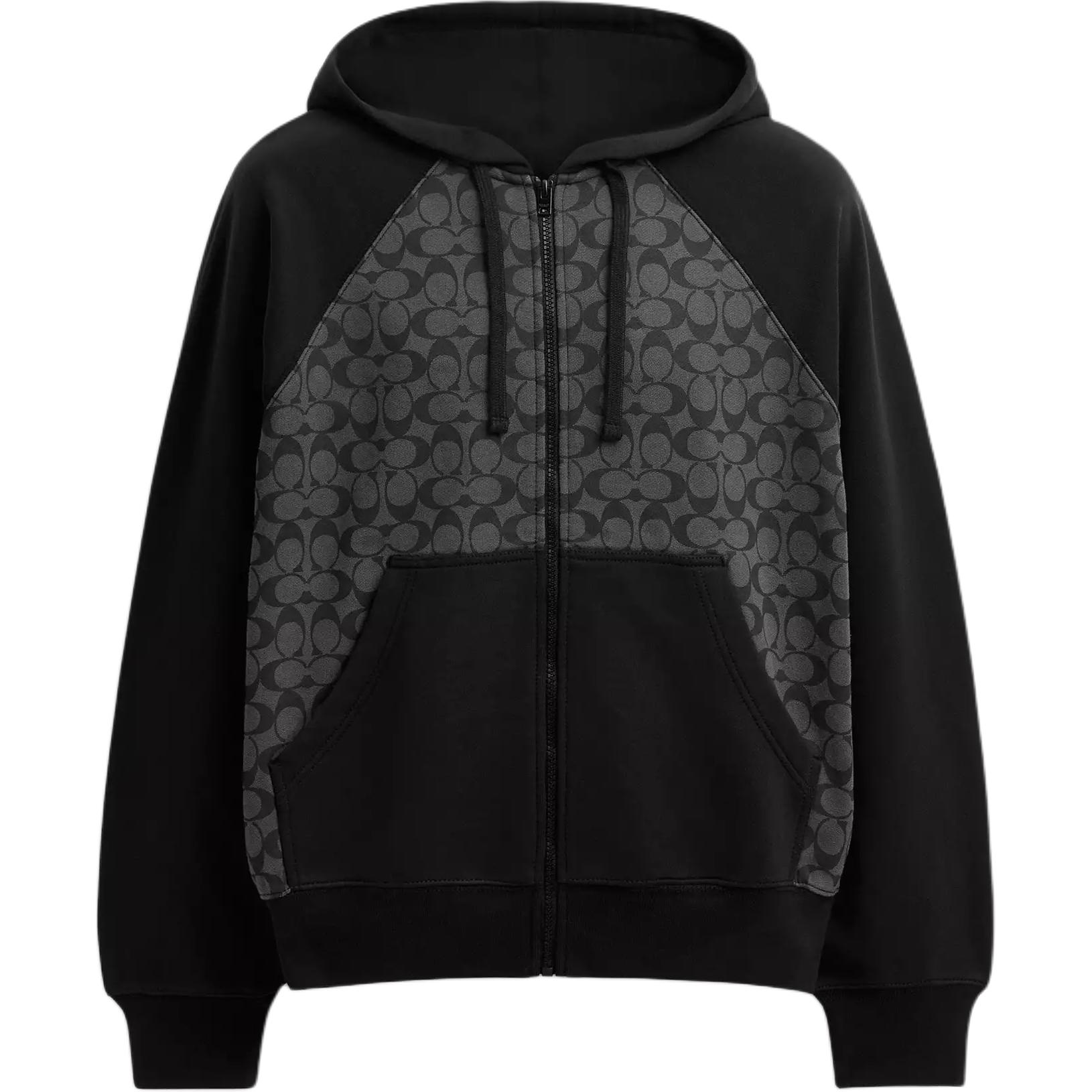 COACH Cotton Hoodie with Front Pocket CY582-R8E