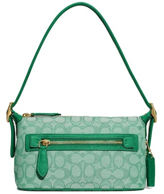 蔻驰Demi包Signature提花黄铜/绿色 Buy 蔻驰Demi包Signature提花黄铜/绿色