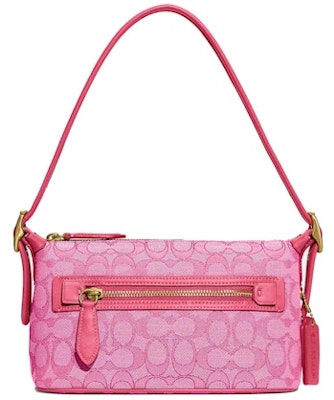 Coach Demi Bag In Signature Jacquard Brass/Petunia Buy Coach Demi Bag In Signature Jacquard Brass/Petunia