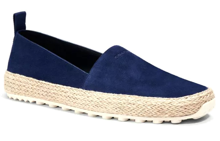Lookbook Coach Espadrille Flat 'Deep Navy' C3183_COB
