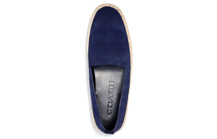 Shop Coach Espadrille Flat 'Deep Navy' C3183_COB