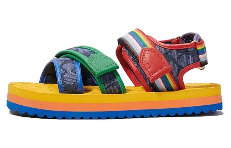 Coach Fabric Velcro Platform 'Midnight Blue' CJ461-BHP