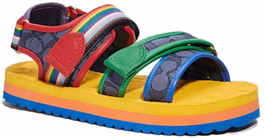 Order Coach Platform in Tessuto con Velcro ''Blu Notte'' CJ461-BHP