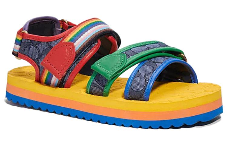 Order Coach Fabric Velcro Platform 'Biru Tengah Malam' CJ461-BHP