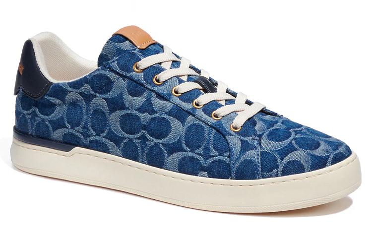 Lookbook コーチ カジュアルスニーカー (ブルー)  (Ko-chi Kazuaru Sunika- (buru-)) CA256_UE4