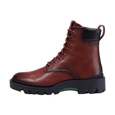 Coach Fashion Strap Ankle Boots 'Red Coffee'
