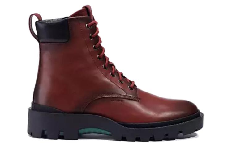 Coach Fashion Strap Ankle Boots 'Red Coffee' 圖 2