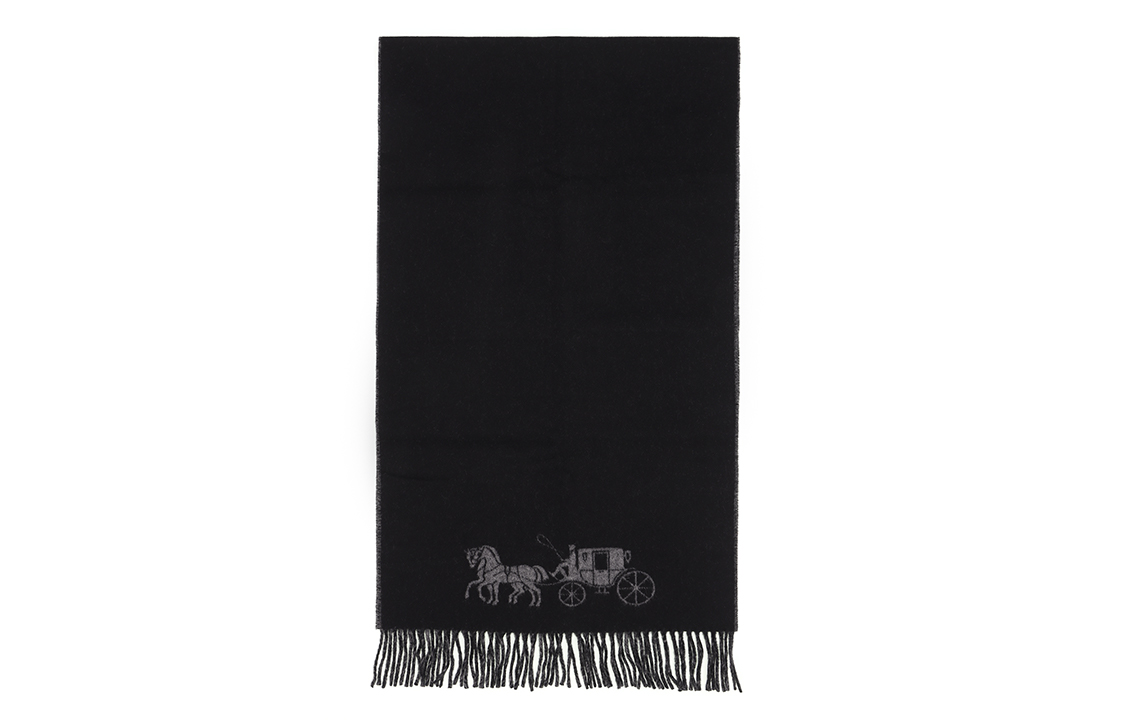 COACH Fashionable Simple Wool Scarf Unisex Couples Edition 10011196JAX