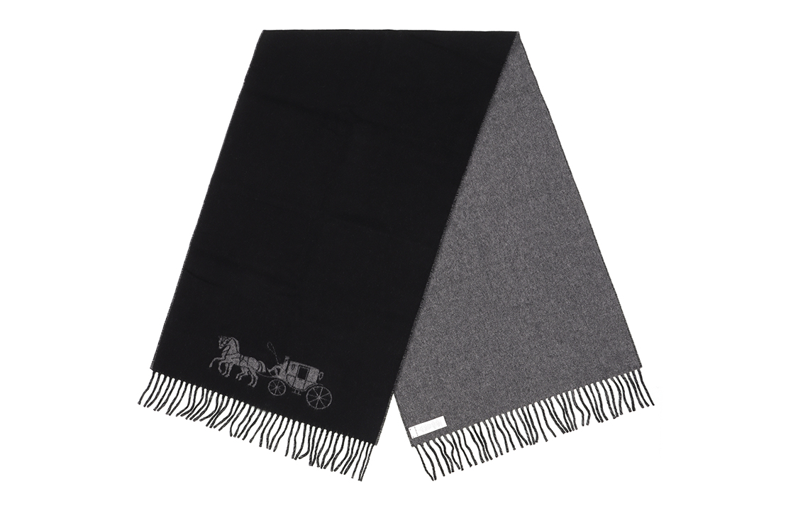 Lookbook COACH Syal Wol Sederhana Fashion Unisex Edisi Pasangan 10011196JAX