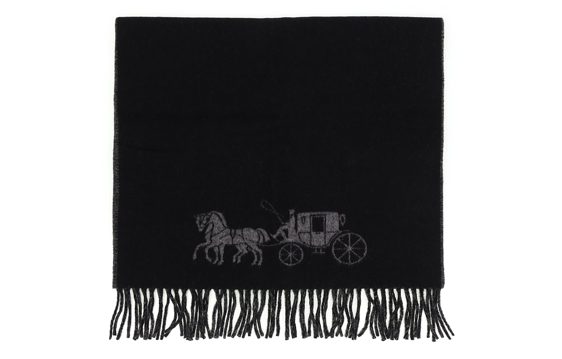 Shop COACH Syal Wol Sederhana Fashion Unisex Edisi Pasangan 10011196JAX