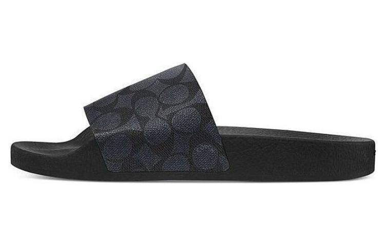 Coach Flat Sandal 'Black Open Toe'