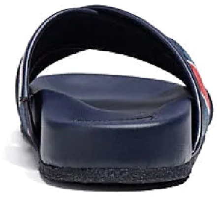 Coach Flat Sandal 'Blue White Red Stripe' CB407_UDT Shop Coach Flat Sandal 'Blue White Red Stripe' CB407_UDT