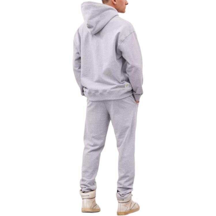 Shop COACH Floral Print Unisex Hoodie in Gray. CP881-GRM