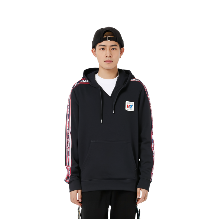 Lookbook Sudadera Negra Coach Forever con Logo Lateral de Letras Diseño. C7622-BLK