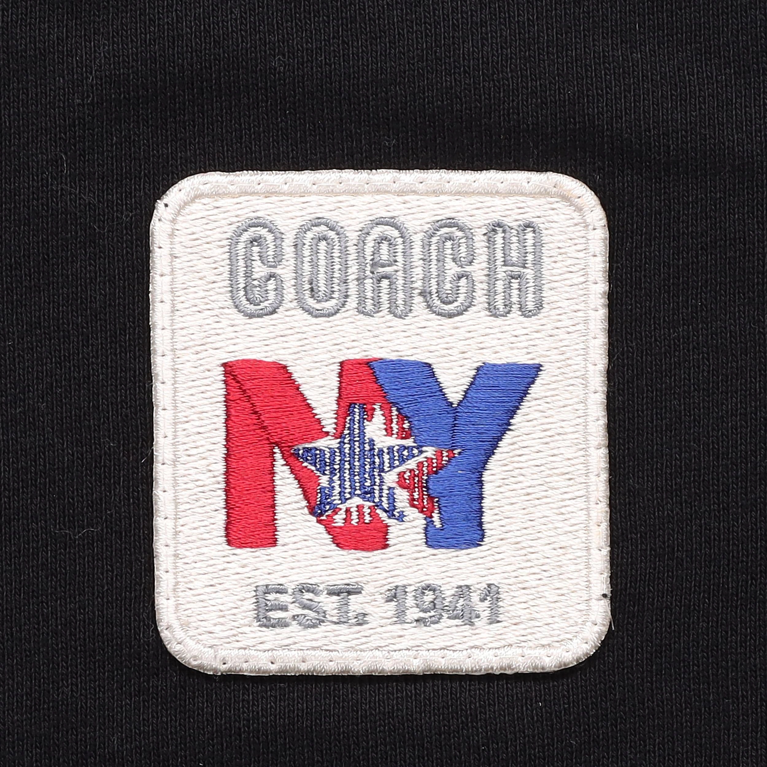 Shop Sudadera Negra Coach Forever con Logo Lateral de Letras Diseño. C7622-BLK