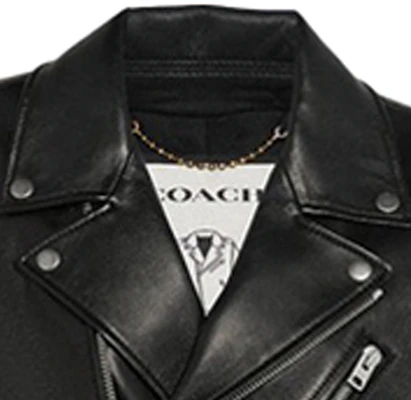 Coach FW20 黑色皮革拉鍊長袖騎士外套 5709-BLK Lookbook Coach FW20 黑色皮革拉鍊長袖騎士外套 5709-BLK