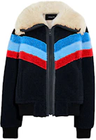 COACH FW21 Colorblock Retro Ski Jacket Deep Navy Blue C7906-DNA COACH FW21 Colorblock Retro Ski Jacket Deep Navy Blue C7906-DNA
