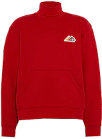 COACH FW21 Forever High-Neck Sweatshirt Red - Solid Color Pullover C7645-BRD COACH FW21 Forever High-Neck Sweatshirt Red - Solid Color Pullover C7645-BRD