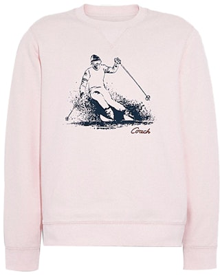 コーチ FW21 フォーエバースキー グラフィック クルーネックスウェット ユニセックス ピンク. C7796-QTF Order コーチ FW21 フォーエバースキー グラフィック クルーネックスウェット ユニセックス ピンク. C7796-QTF