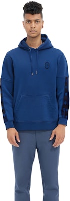 COACH FW21 Logo Tape Pullover Long Sleeve Sweatshirt - Blue C5231-BFH Lookbook COACH FW21 Logo Tape Pullover Long Sleeve Sweatshirt - Blue C5231-BFH
