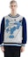 Shop COACH FW21 Sweater Wol Unisex Warna Blok Pola Biru C6468-BLNV